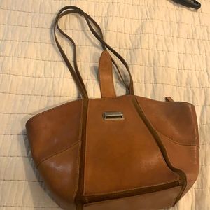 Vintage Italian Leather and suede Bag